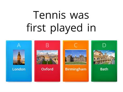 Four sports that were invented in the UK