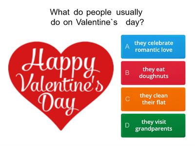 Valentine`s day - vocabulary quiz