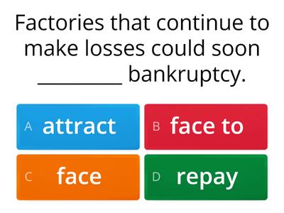 Market Leader Intermediate Unit 6 "Financial terms" in context