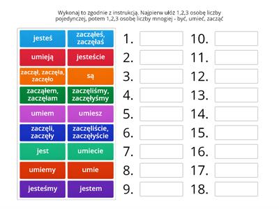 Czasy Rodzaje I Osoby - Materiały Dydaktyczne