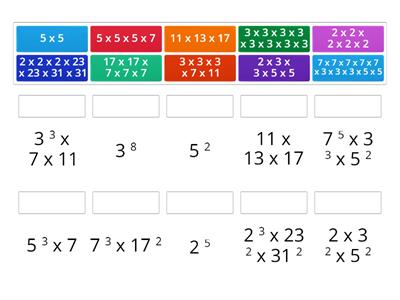 Prime Factorization with exponents