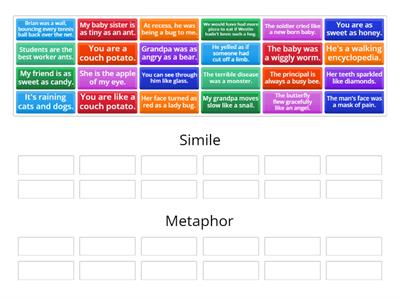 Simile or Metaphor Games