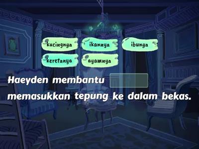 Wordwall : Membina 5 ayat yang betul.