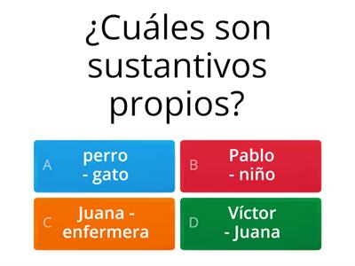 Los sustantivos