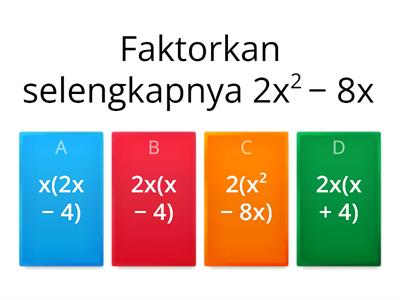 KUIZ MATEMATIK TINGKATAN 4 KSSM