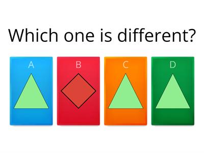 Which one is different?