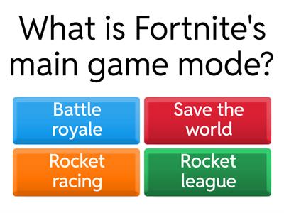 Fortnite quiz