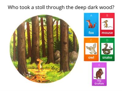 The Gruffalo questions 
