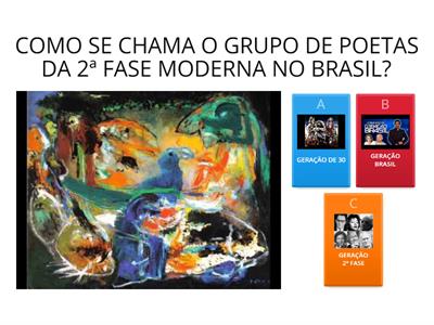 MODERNISMO 2ª FASE - POESIA 