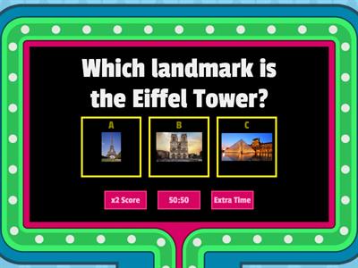 France landmarks quiz