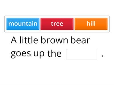 BUDDING BEAN STEP 2 - A LITTLE BROWN BEAR