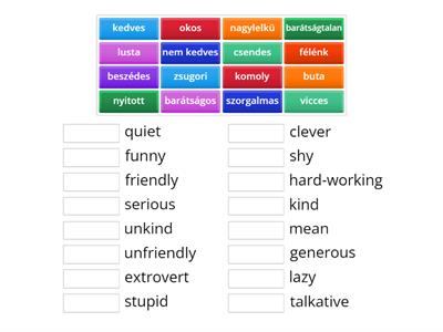 English File pre-intermediate unit 1 vocabulary