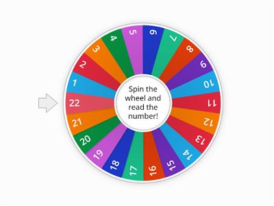 Number Wheel 1-22