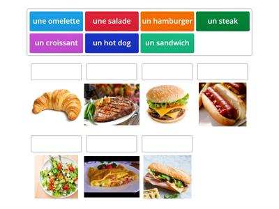 French 1 food cognates