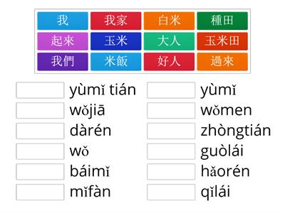 美洲華語 V1C9 生詞 Roda Aleatoria