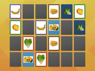 Copia de Memorice frutas y verduras 24 elementos