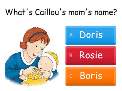 Caillou's Family Quiz