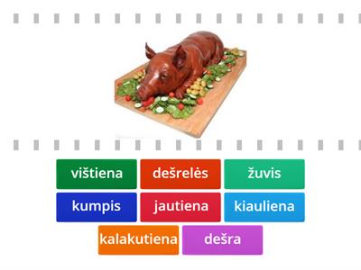 Learn Lithuanian - Meat