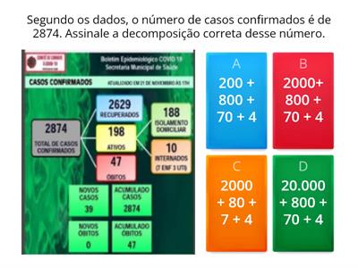 Atividades de Matemática 5º ano