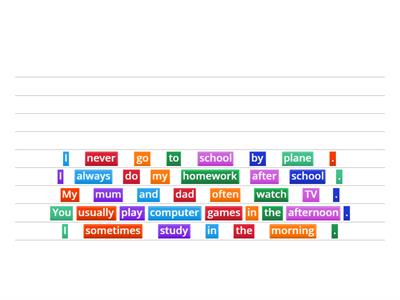 EZAP - Present Simple Adverbs of frequency