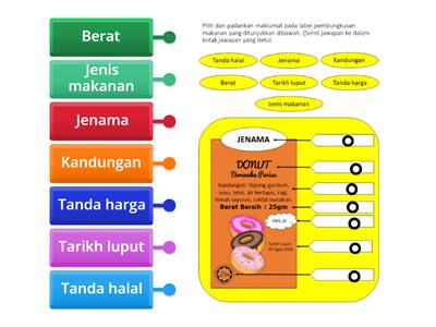 RBT TAHUN 5 - Label Makanan