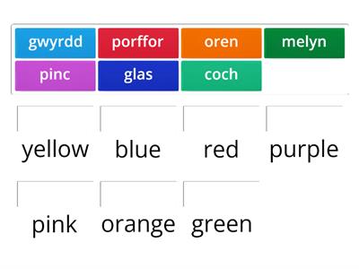 Colours in Welsh