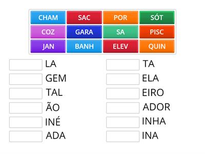 Vocabulário com perguntas I