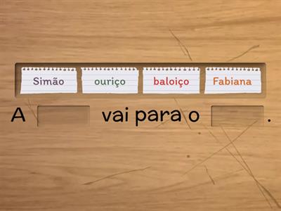 Completa a lacuna com a palavra adequada (ça; ço; çu).