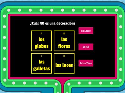 Vocabulario de las celebraciones - Teaching resources