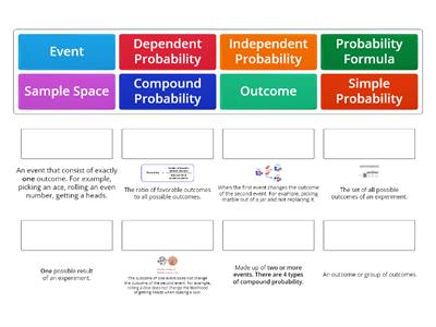 Probability Vocabulary