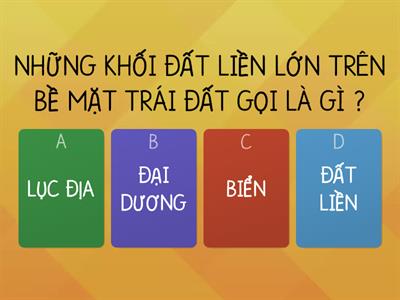 BÀI 22: BỀ MẶT TRÁI ĐẤT - TNXH 3 - CÁNH DIỀU