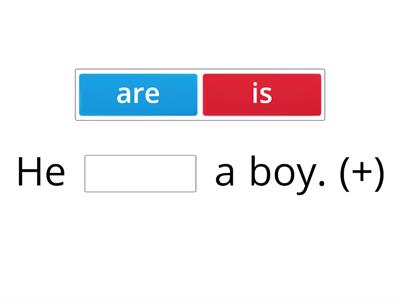 Practice to be: is/isn't, are/aren't