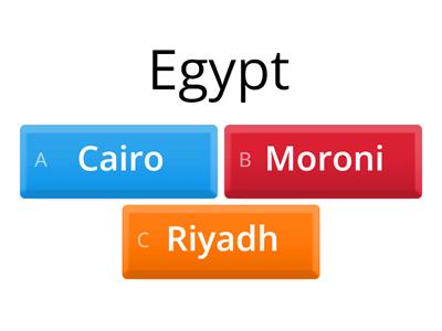 Arab countries capitals