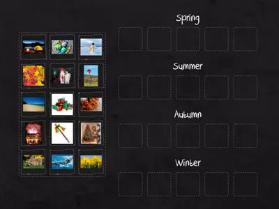 Seasons : activities, symbols