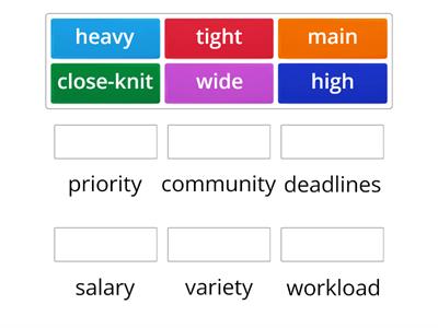 Module 1 Collocations