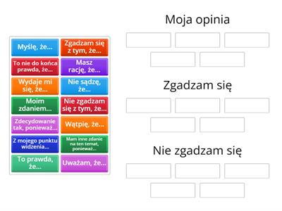 Wyrażanie opinii - język polski