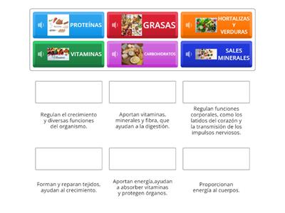 CLASIFICACIÓN DE LOS NUTRIENTES