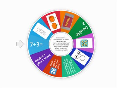 K-2 Number Wheel Game