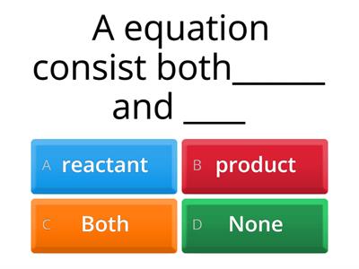 chemical equations and reaction 