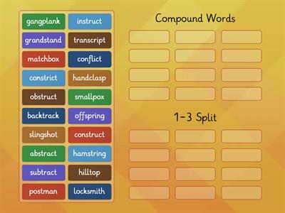 4.7-4.8  Compound word or 1-3 split?