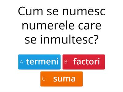 Recapitulare notiuni matematica