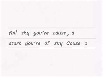 A Sky Full of Stars - Coldplay