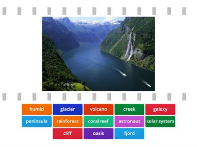 Revision 2 -Calling Planet Earth Lessons 1- 6 Vocab picture match