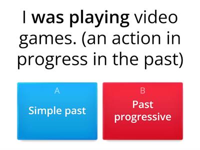 Simple Past or Past Progressive
