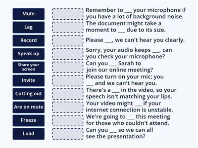 Functional language for online meetings