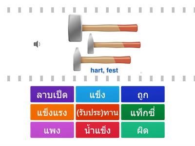 Lektion 7_คำศัพท์ 3 (เสียง)