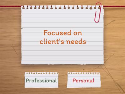 Personal or Professional Relationship - N222