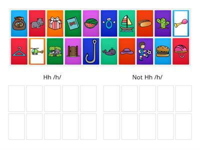 Beginning Sound Sort: Hh /h/