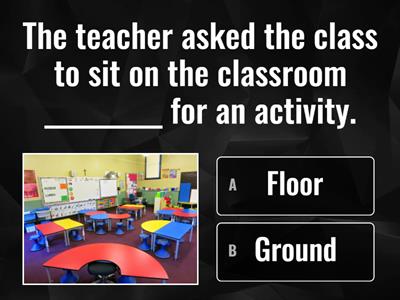 Ground vs. Floor - Grammar Roundup!