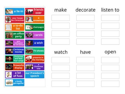 Advent calendar_ Christmas/New Year collocations